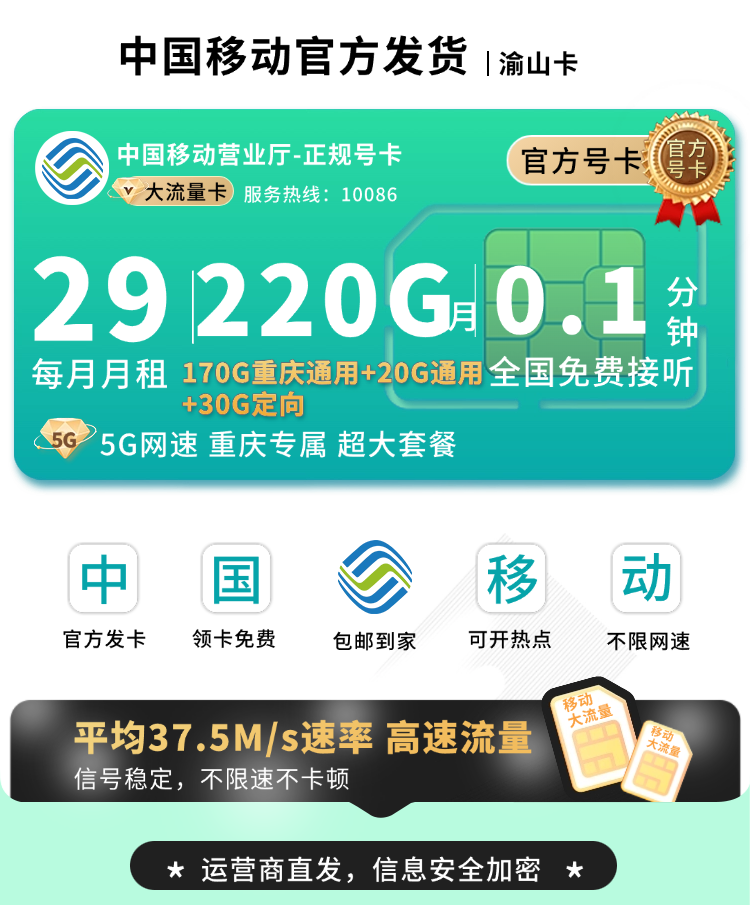 移动山渝卡29元220G+重庆专属TOP.png 移动山渝卡29元220G+重庆专属TOP.png